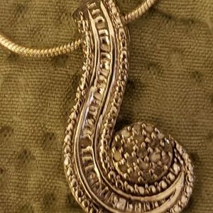 White Diamond Pendant